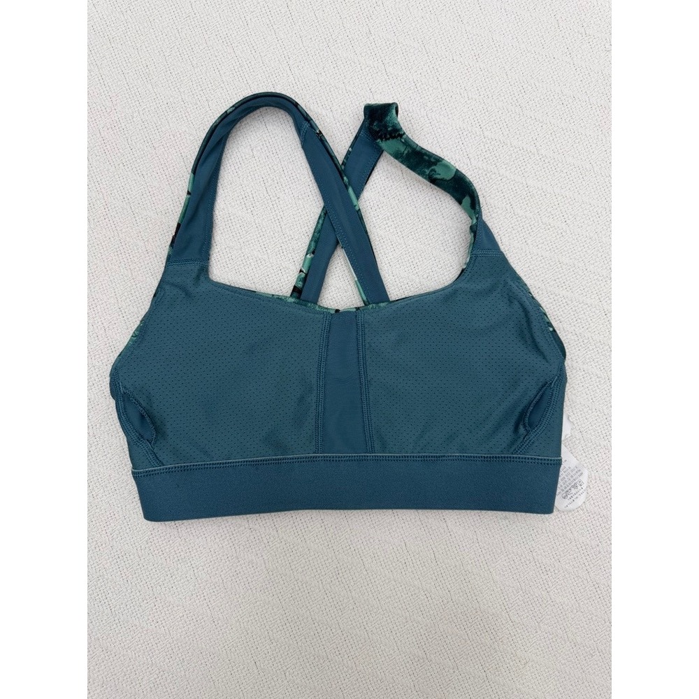 Patagonia Womens Teal Abstract Print Sports Bra and Cropped Leggings Set Small - Picture 10 of 14